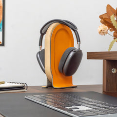 Desky Premium Wooden Headphone Stand-Laptop Stands-Desky-Walnut-Desky® Australia