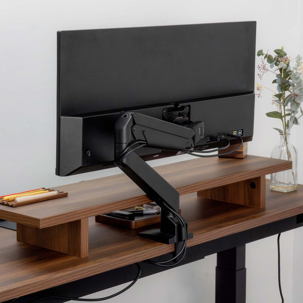 Desky Single Monitor Arm-Monitor Arms-Desky-Black-Desky® Australia