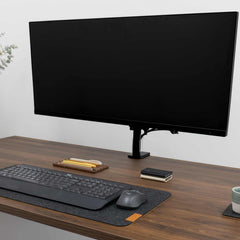 Desky Single Monitor Mount-Monitor Arms-Desky-Black-Desky® Australia