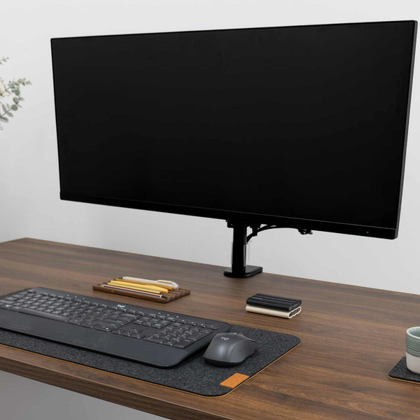 Desky Single Monitor Mount-Monitor Arms-Desky-Black-Desky® Australia