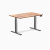 Desky Dual Softwood Sit Stand Desk in acacia 