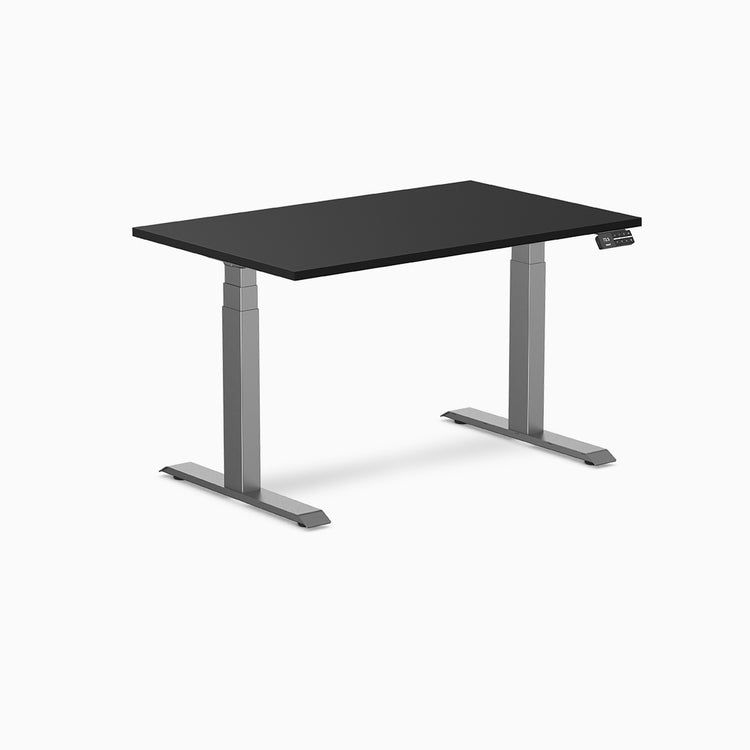 Desky Dual melamine sit stand desk 1200mm