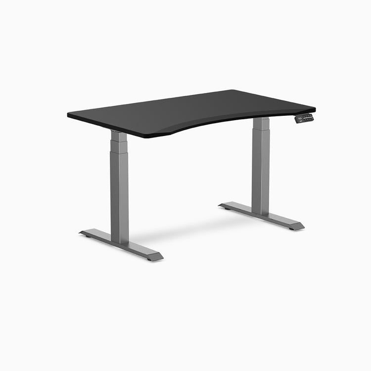 dual ergo edge standing desk space grey