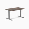 Desky zero melamine desk 1200mm jarrah legno with space gray legs