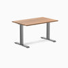 Desky zero hardwood office desk red oak 1200mm