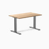 Desky zero hardwood office desk white oak 1200mm