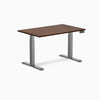 Desky dual rubber wood standing desk in red walnut 1200mm