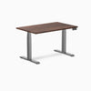 Desky Dual Softwood Sit Stand Desk in rustic pine