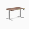 Desky standing desk 1200mm saman hardwood grey legs