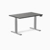 Electric dual bamboo sit stand desk Dark Bamboo - Desky