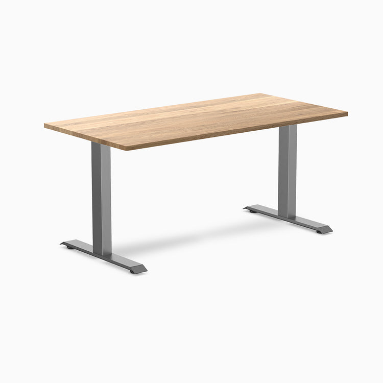 Desky zero hardwood office desk white oak 1500mm