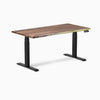 Desky standing desk 1500mm saman hardwood black legs