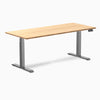 Desky bamboo dual desk in space grey 1800mm