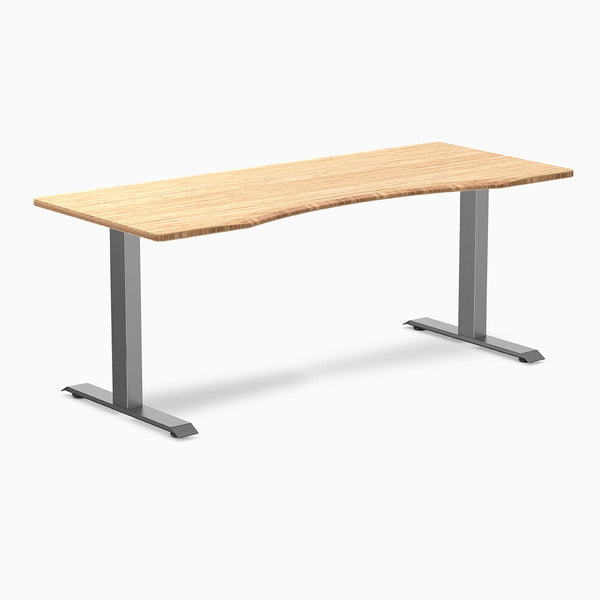 Desky ergo bamboo with space gray legs 1800mm
