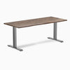 Desky zero hardwood office desk natural walnut 1800mm