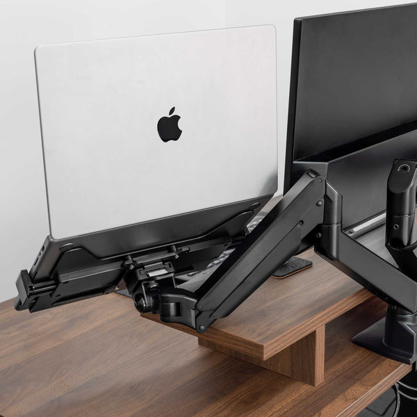 Desky Expandable Laptop Mount-Monitor Arms-Desky-Black-Desky® Australia