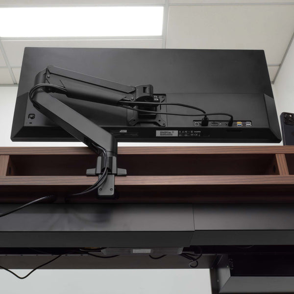 Desky Single Monitor Arm-Monitor Arms-Desky-Black-Desky® Australia