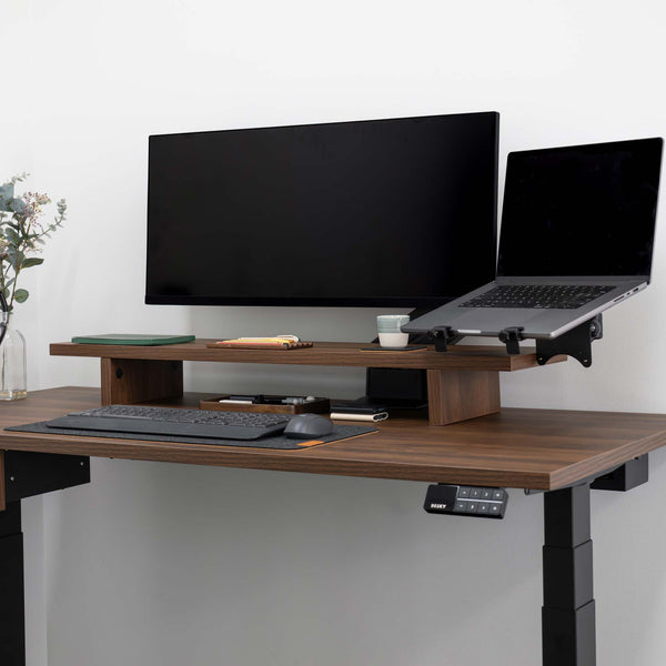Desky Universal Laptop Mount-Monitor Arms-Desky-Black-Desky® Australia