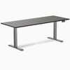 Desky bamboo dual desk in space grey 2000mm