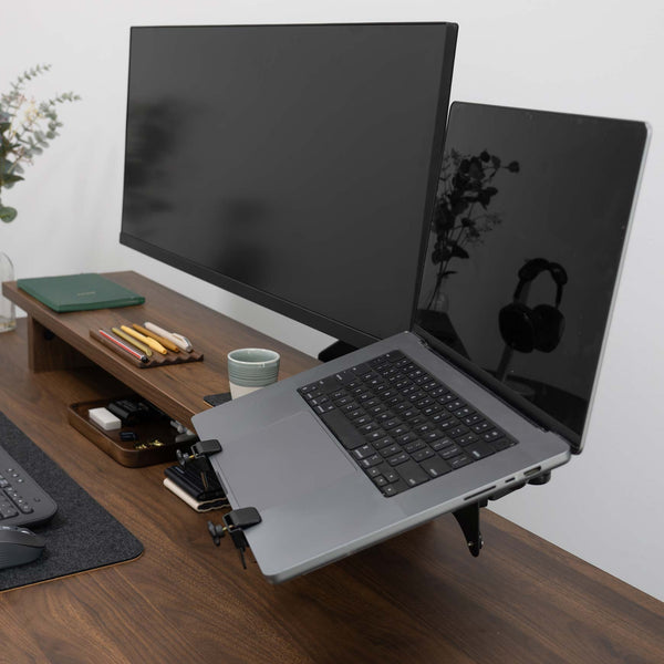 Desky Universal Laptop Mount-Monitor Arms-Desky-Black-Desky® Australia