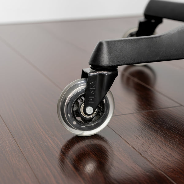Desky Office Chair Caster Wheels-Casters-Desky-Black-Desky® Australia