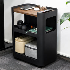 Replacement Minimal Open Mobile Pedestal-Replacement-Desky® Australia-Frame-Black-Desky® Australia