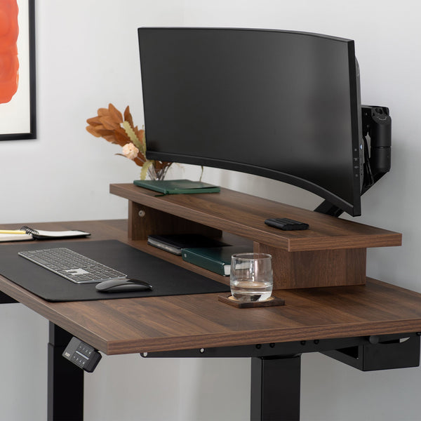 Desky Heavy Duty Ultrawide Monitor Arm-Monitor Arms-Desky-Black-Desky® Australia