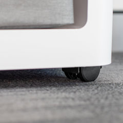 Replacement Minimal Open Mobile Pedestal-Replacement-Desky® Australia-Frame-Black-Desky® Australia