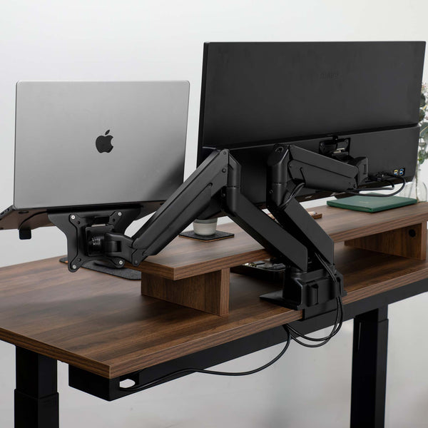 Desky Universal Laptop Mount-Monitor Arms-Desky-Black-Desky® Australia