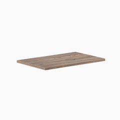Desky Mini Melamine Desk Tops, Natural Walnut desktop