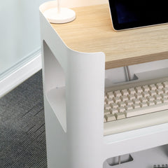 Replacement Minimal Open Mobile Pedestal-Replacement-Desky® Australia-Frame-Black-Desky® Australia