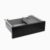 Almost Perfect Desky Minimal Under Desk Drawer - Black Melamine Grey Frame