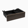 Almost Perfect Desky Minimal Under Desk Drawer - Burnished Wood Melamine Black Frame