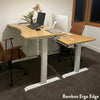 Desky Dual Ergo Edge Sit Stand Desk Bamboo -Desky®