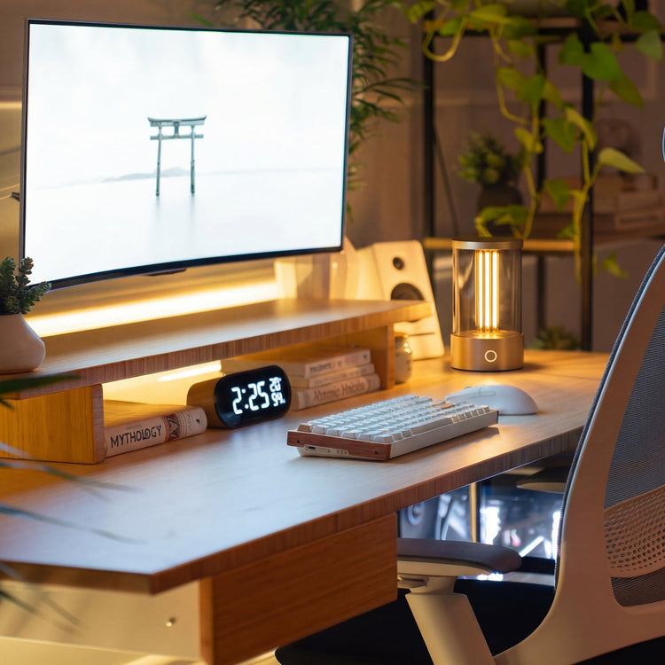 Desky Beacon Cordless Lamp on Desky desk wireless