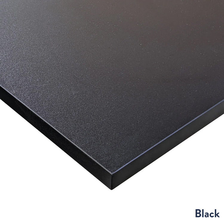 Melamine black desktop