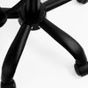 close up of stool's caster wheels