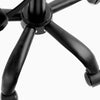 Ergonomic Black Saddle Stool Casters