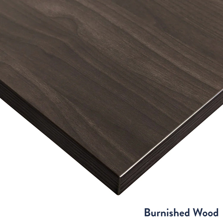 burnished wood desktop