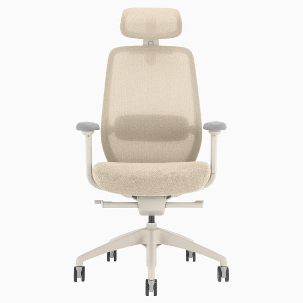 Desky CoilFlex Ergonomic Office Chair-Office Chairs-Desky-Wheat-Headrest-Desky® Australia