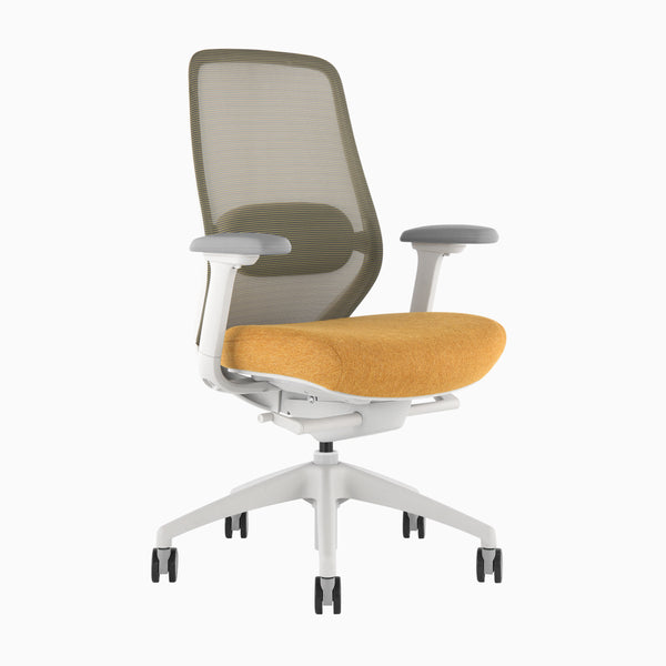 Desky CoilFlex Ergonomic Office Chair in Yellow