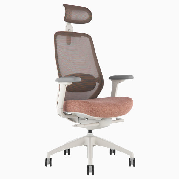 Desky CoilFlex Ergonomic Office Chair in Peach