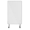 Desky collaborative mobile white board with wheels for office