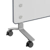 Desky collaborative mobile white board lockable caster details