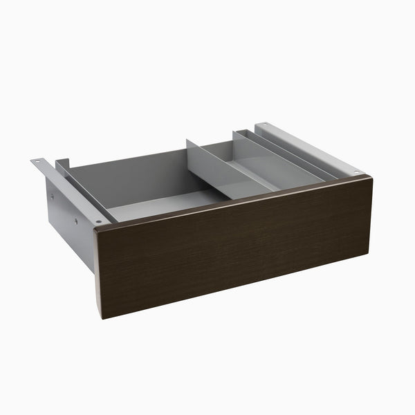 Desky Minimal Under Desk Drawer-Drawers-Desky-Dark Bamboo-Grey-Desky® Australia