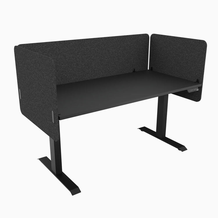 Desky Desk Partition Dividers Black - Desky