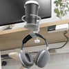 Headphone and drink stand silver