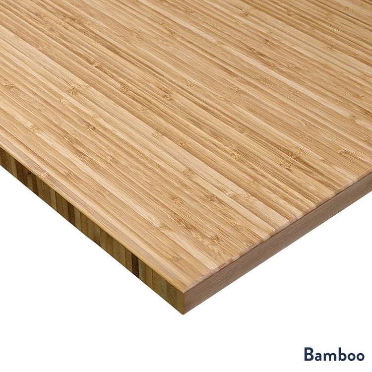 Bamboo corner desktop finish - Desky