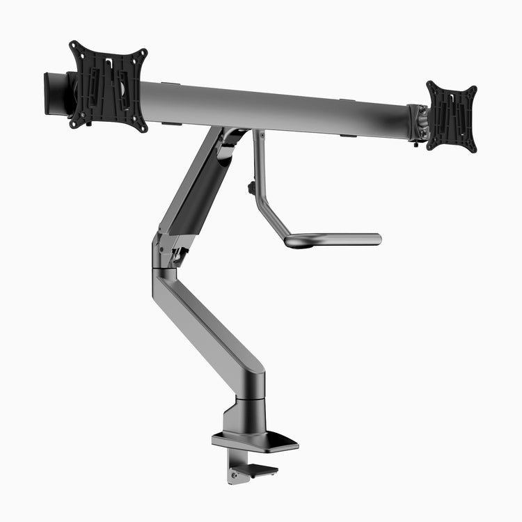 dual bar monitor arm space grey