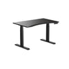 Almost Perfect Desky Dual Ergo Edge Sit Stand Desk-Dark Bamboo Desky®